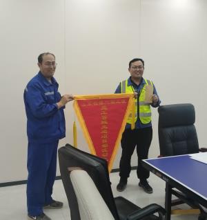 山東創(chuàng)源新材料項目部喜獲業主嘉獎